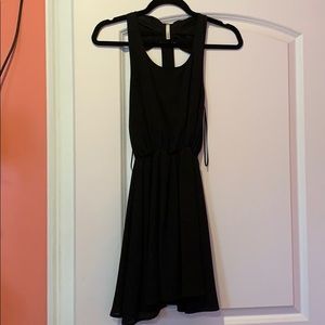 Black dress with bows on the back